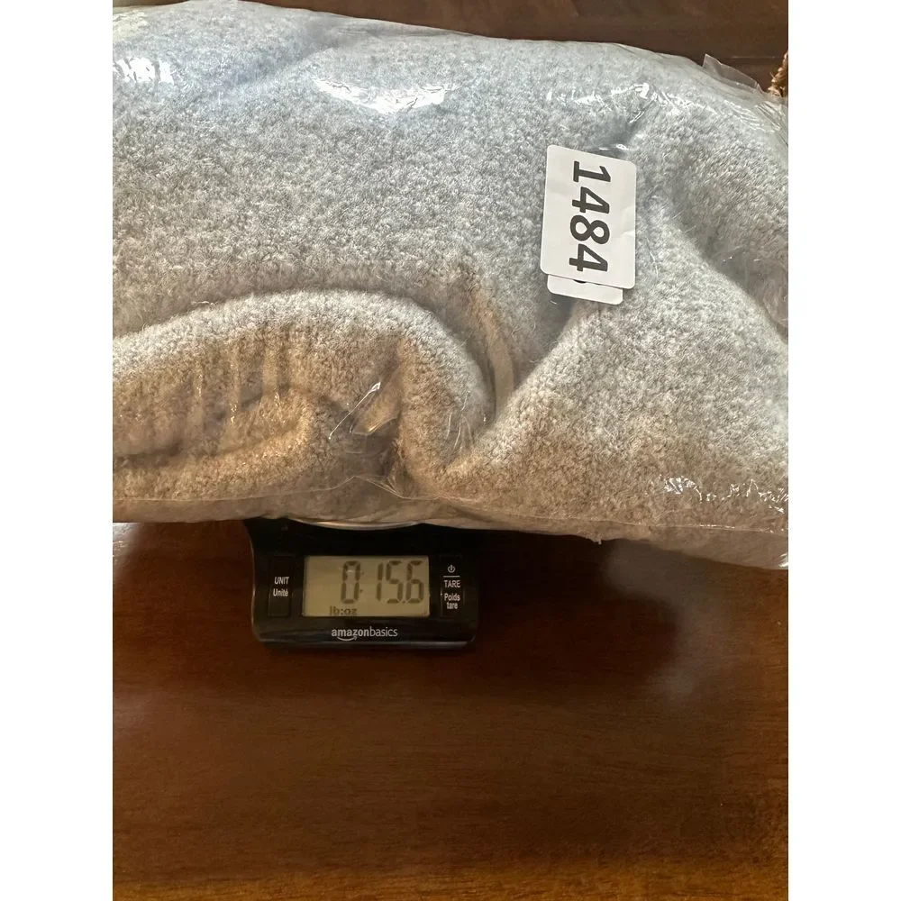 Free People Women's Bubble Crewneck Thick Pullover Sweater Gray Boxy Size XS‎